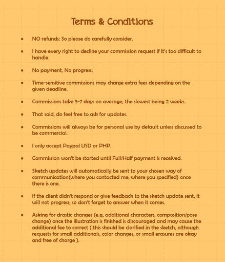 Terms &amp; Conditions