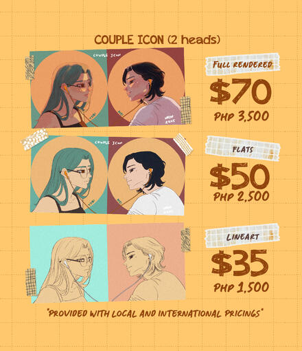 COUPLE ICON (2 heads)